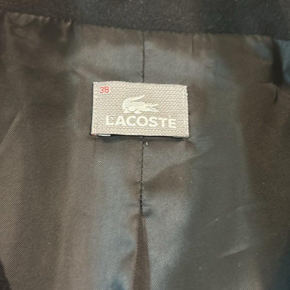 Lacoste Wool Coat - Picture 2 of 6